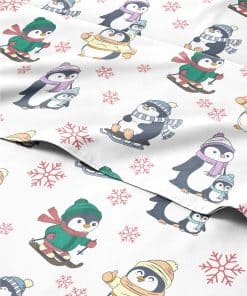 Juego de sábanas navideñas para reina - Estampado de