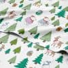 Juego de sábanas completo de Navidad con animales de nieve
