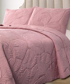 Colcha Acolchada Queen Size Petrichor Rose - Colcha para