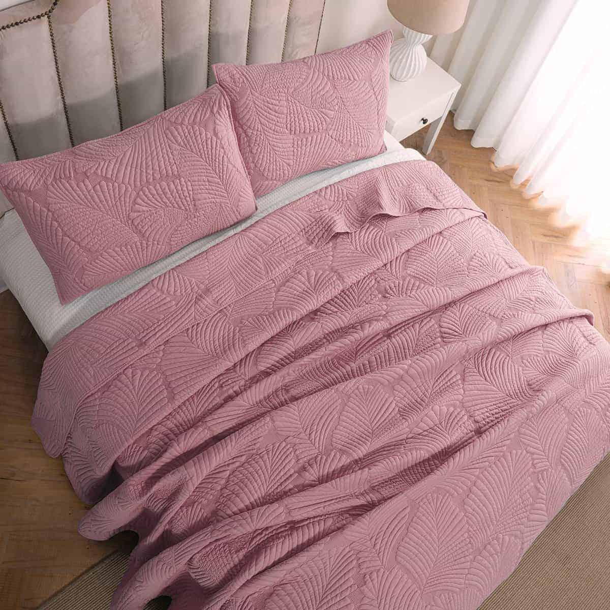 Colcha Acolchada Queen Size Petrichor Rose - Colcha para - Imagen 10