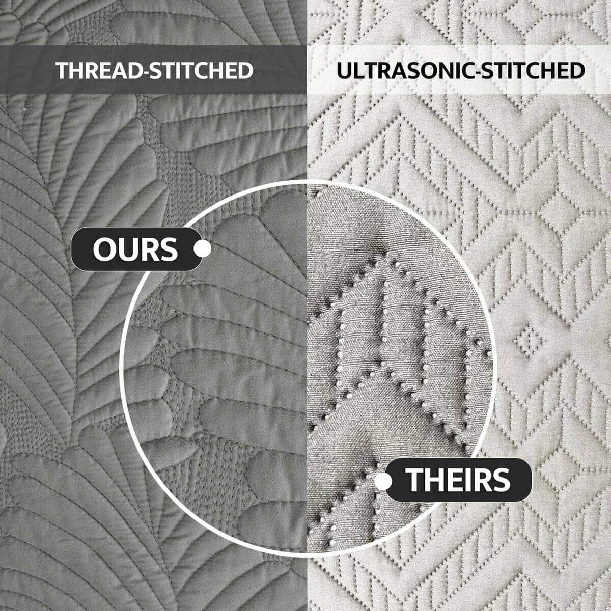 Colcha Plush Petrichor Gris Tamaño King - Edredón de Todas - Imagen 5