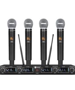 Sistema de micrófono inalámbrico W IN-MIX UW140, 4 canales