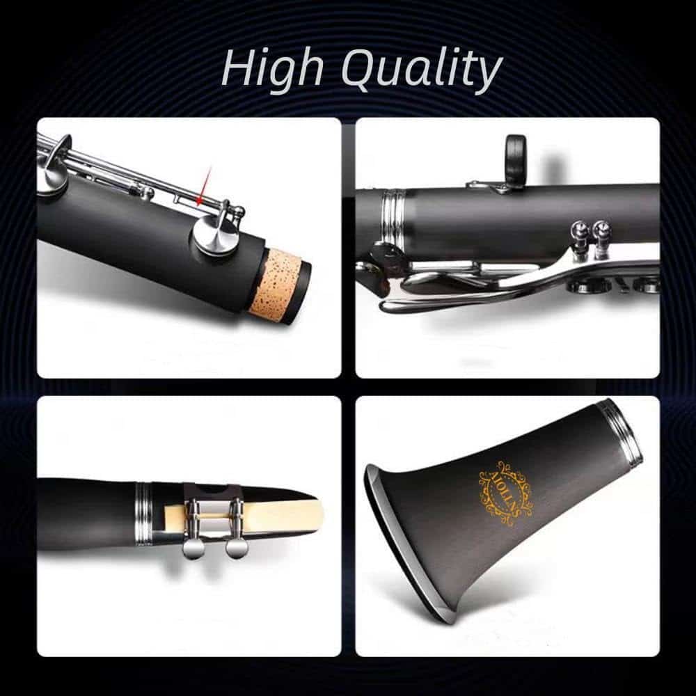 Clarinete Aiollins JCL-100 Bb Estudiante Clarinete - Imagen 3