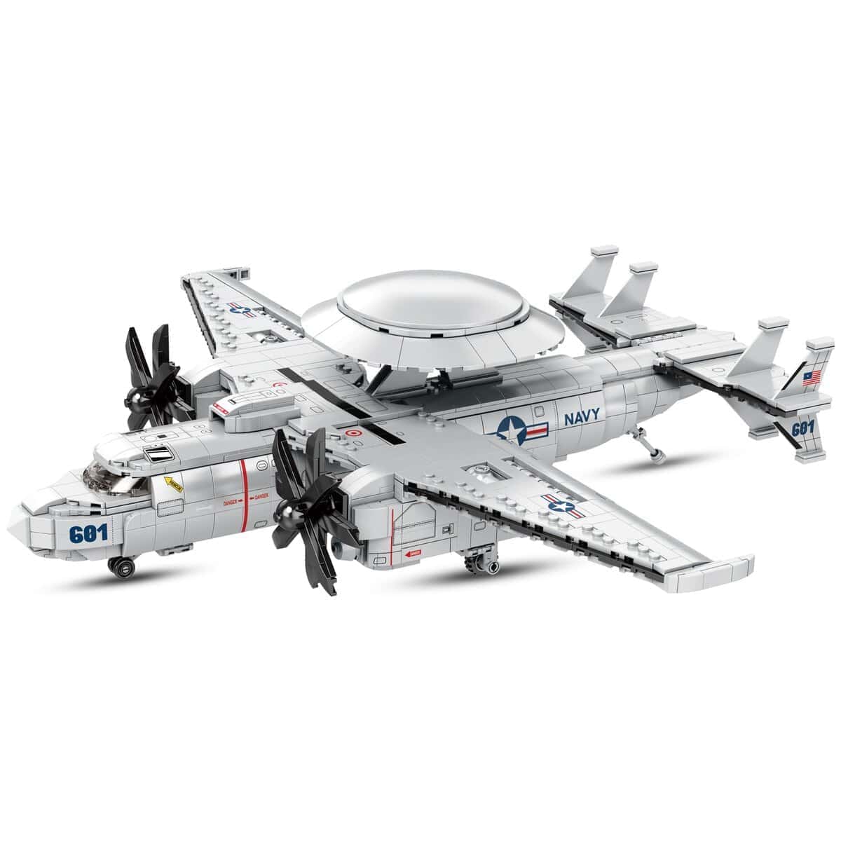 Set de Construcción de Avión Militar NUTCRACKER para