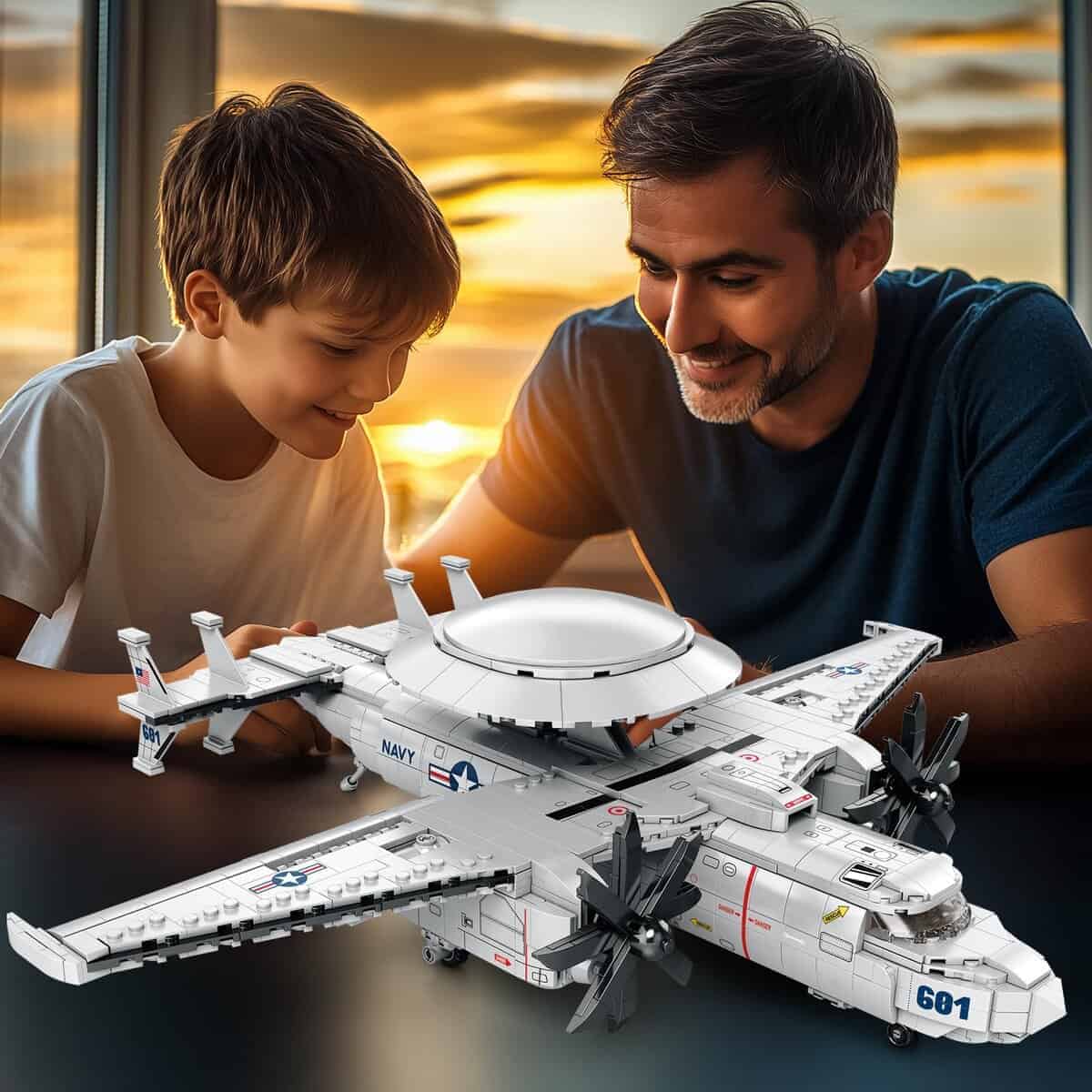 Set de Construcción de Avión Militar NUTCRACKER para - Imagen 8