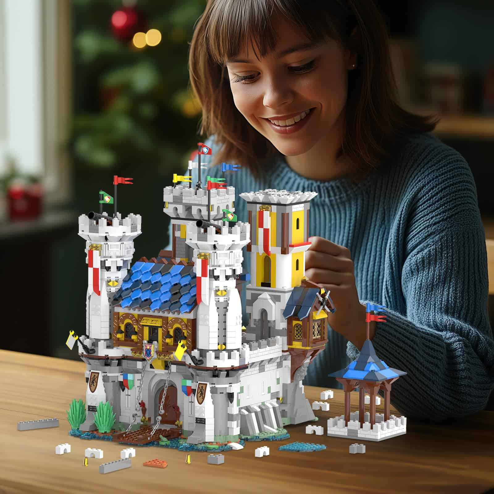 Set de Construcción de Castillo Medieval NUTCRACKER para - Imagen 8