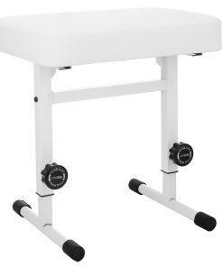 Banqueta de Piano Ajustable TENTOTEN, Asiento Acolchado