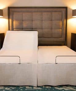 Faldón de Cama Ajustable Staydae Split King, Tecnología