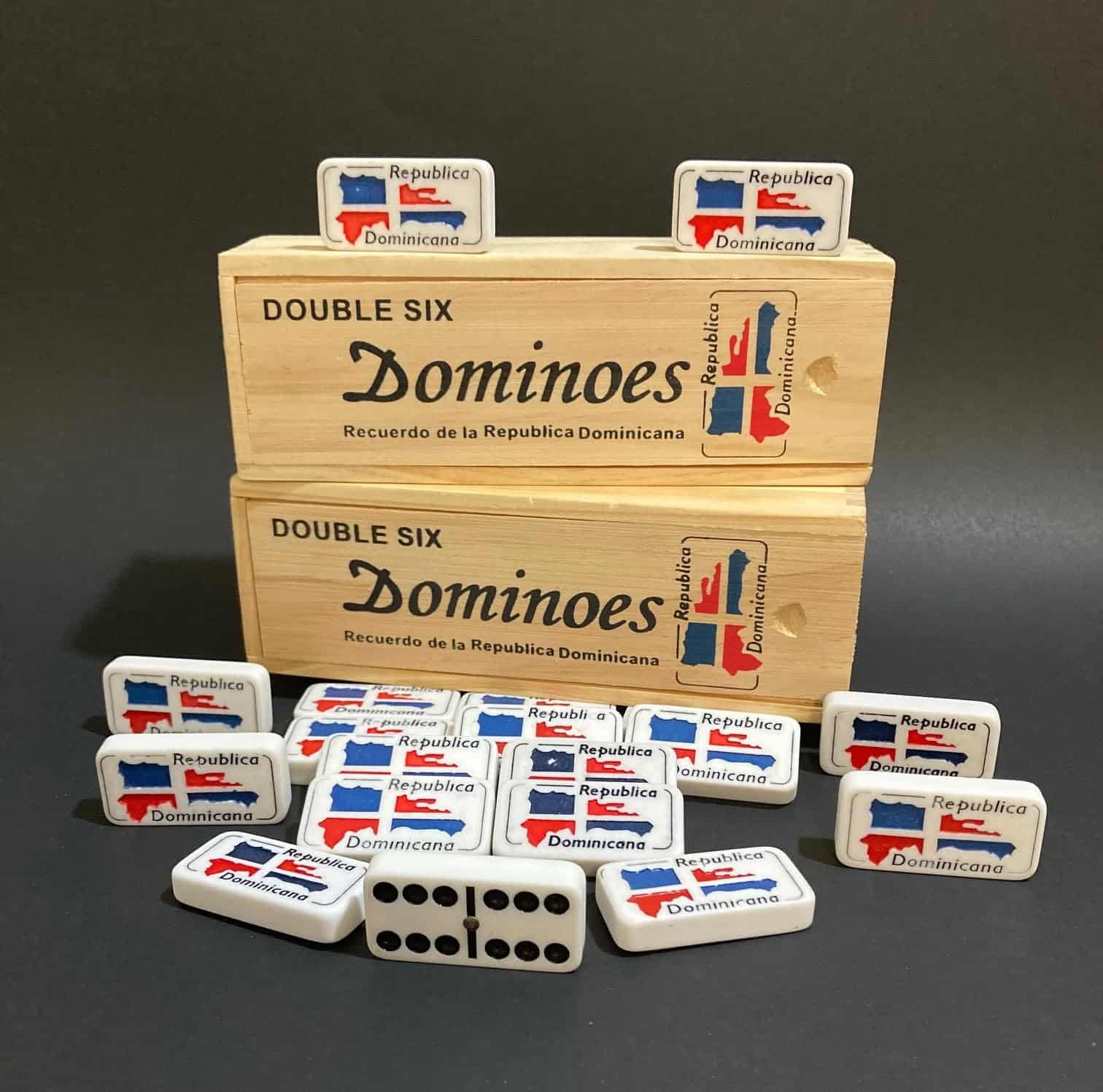 Dominó de bandera Dominicana doble seis 2 juegos - Juego - Imagen 3