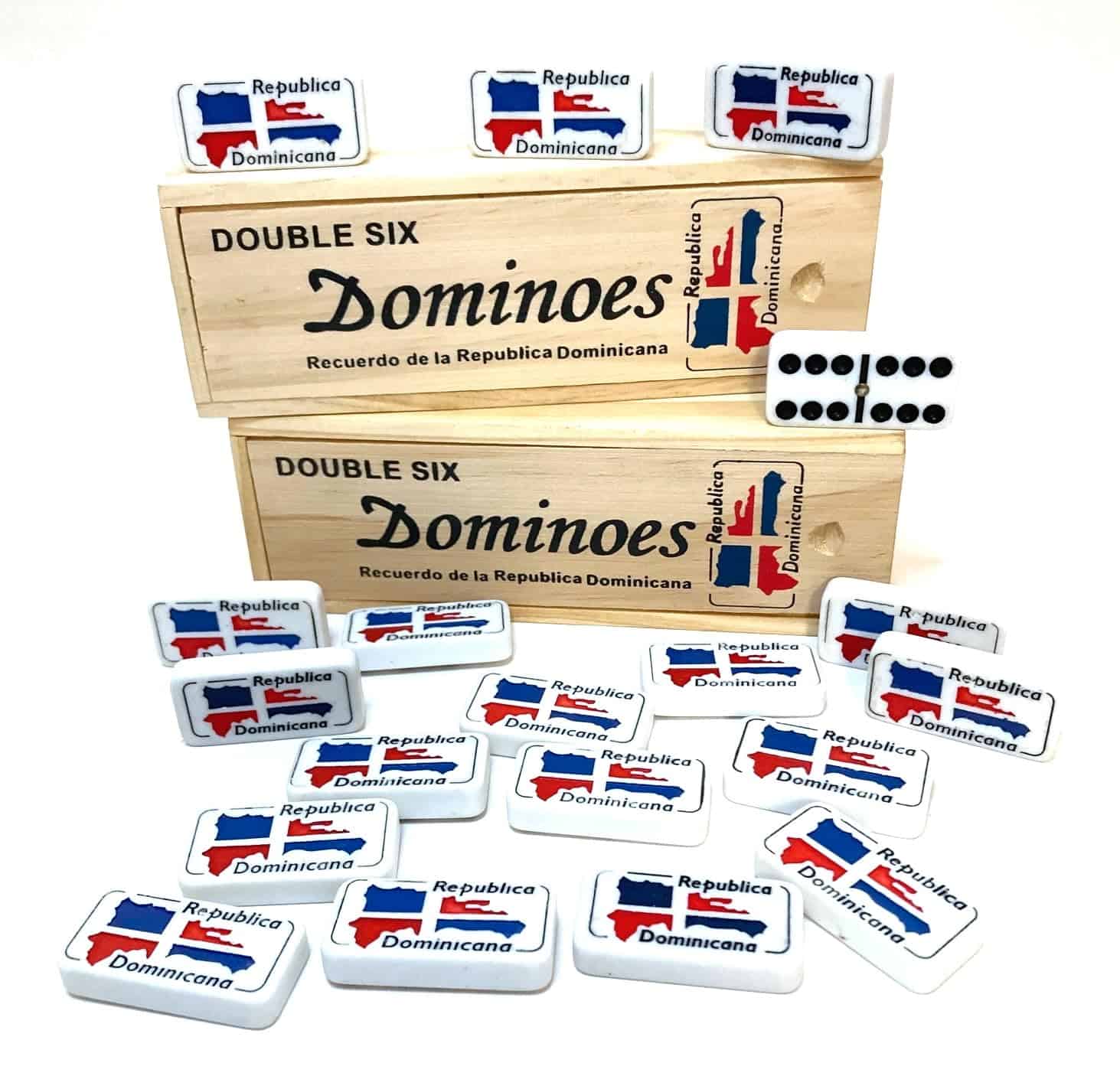 Dominó de bandera Dominicana doble seis 2 juegos - Juego - Imagen 6