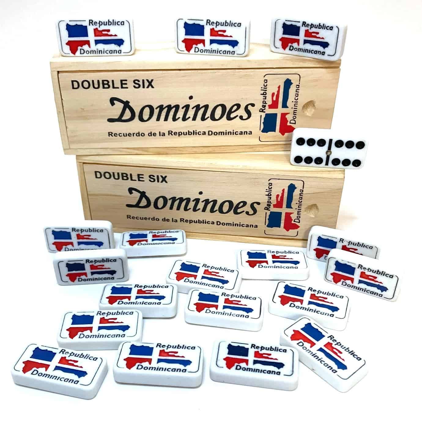 Dominó de bandera Dominicana doble seis 2 juegos - Juego - Imagen 7