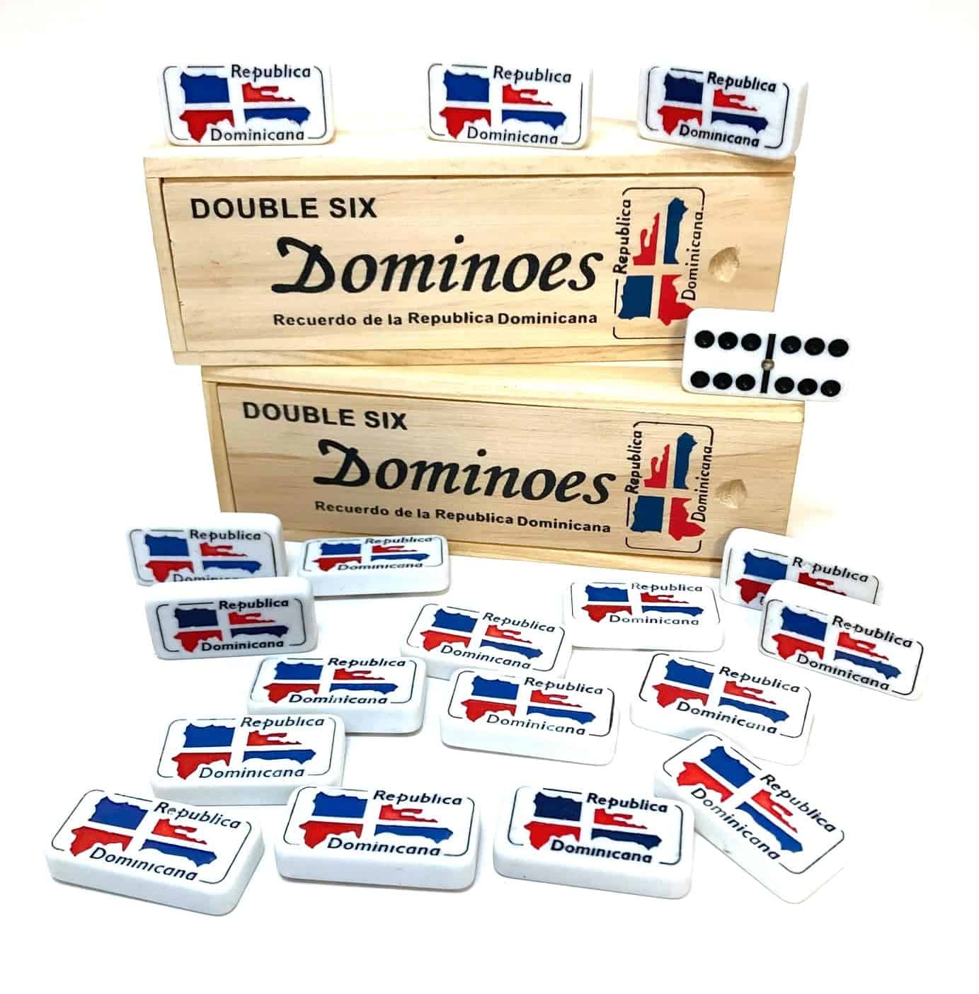 Dominó de bandera Dominicana doble seis 2 juegos - Juego - Imagen 8