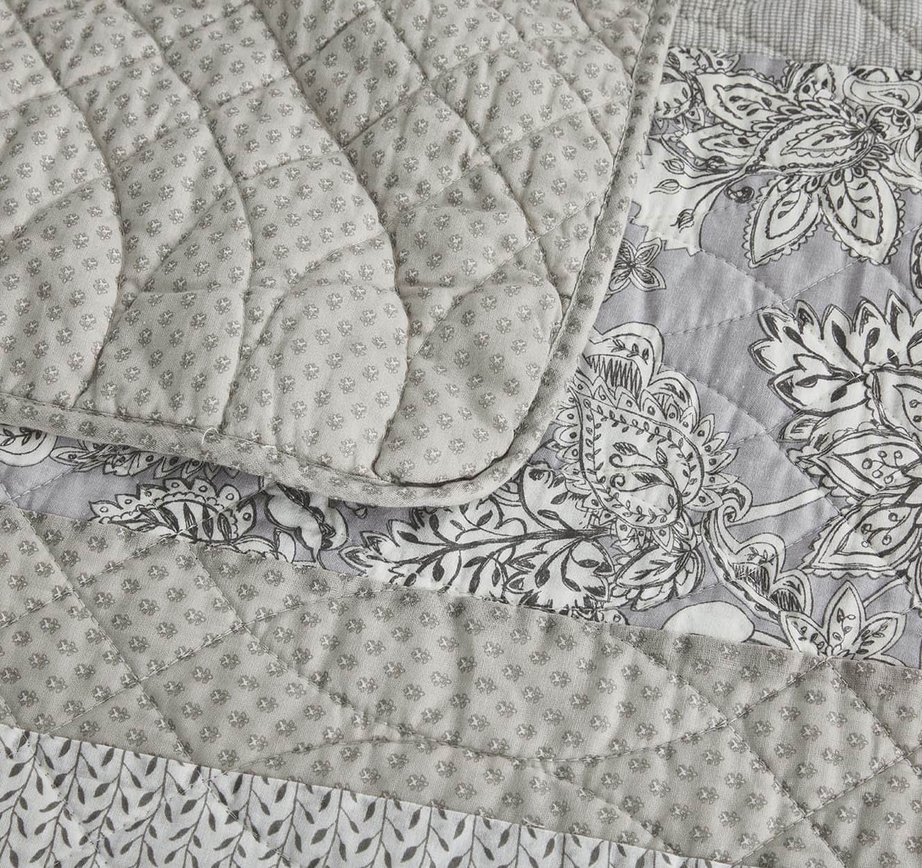 Juego de Edredón Chezmoi Collection Robyn 3 Piezas Neutro - Imagen 8