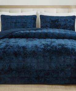 Chezmoi Collection Piers Juego de Edredón de Terciopelo