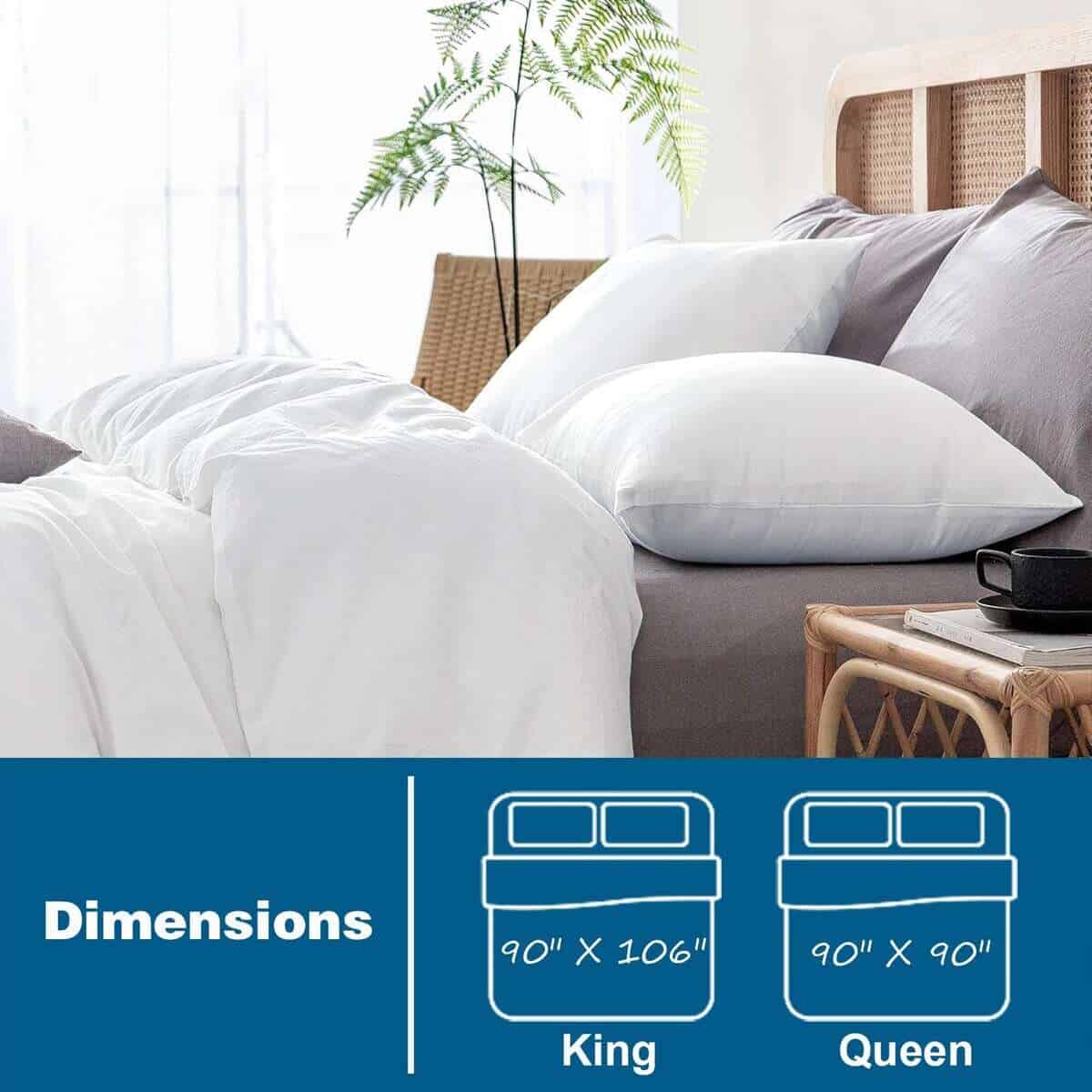 Funda de Edredón Impermeable, Lavable y Reutilizable de - Imagen 7