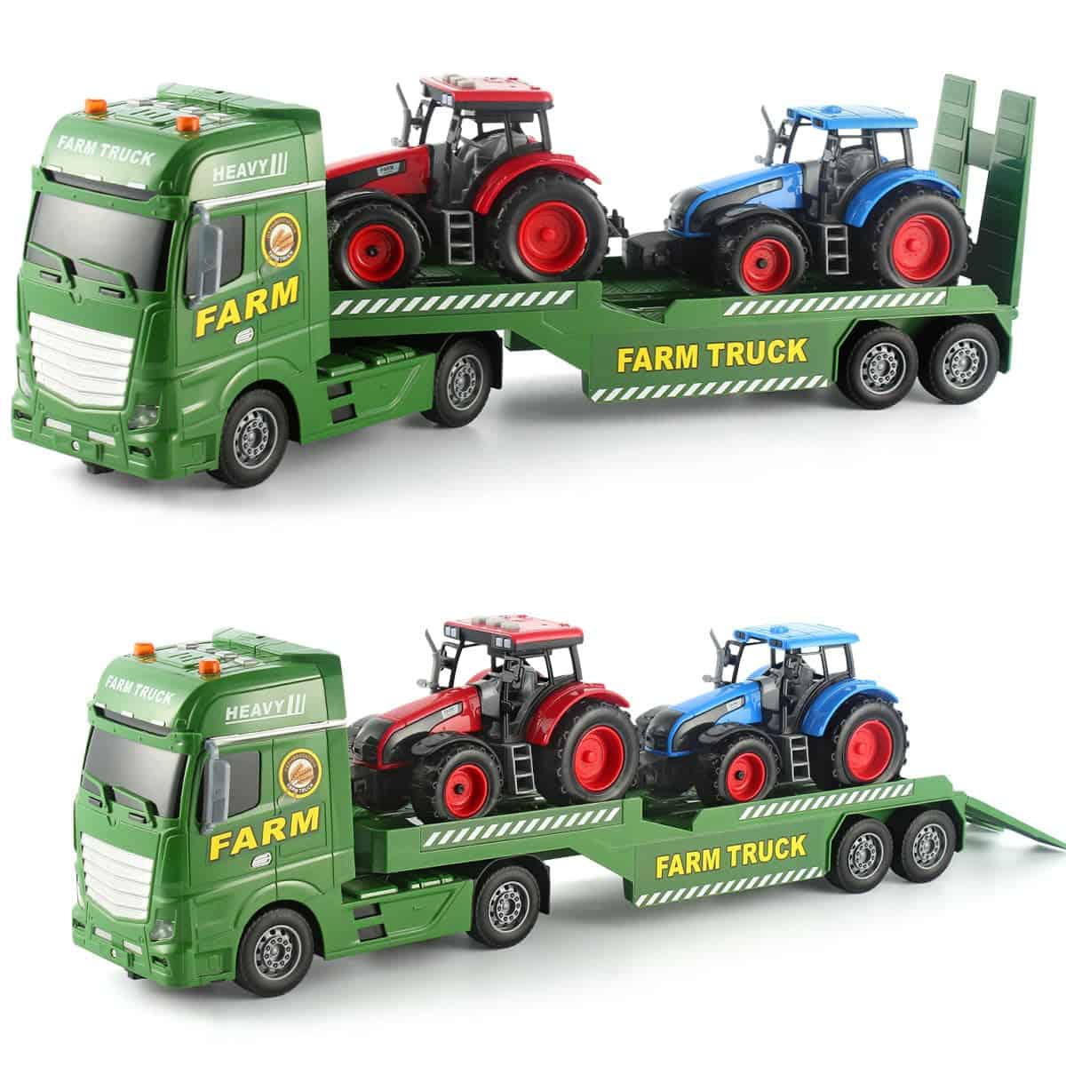 Juguete de Cargadora 3 en 1 Wenbeier de 25" con Tractores - Imagen 9