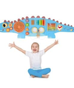 Panel Sensorial de Dinosaurio OOOK para Niños, Panel de