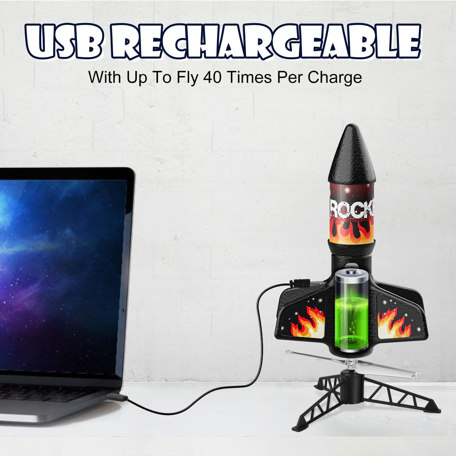 Lanzador de Cohetes para Niños, Juguete de Cohetes - Imagen 6