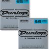 Cuerdas de bajo super brillantes Dunlop DBSBS45125, acero