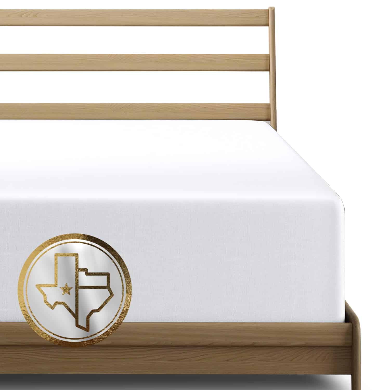 Sábana Ajustable Blanca 100% Algodón Egipcio de Bolsillo