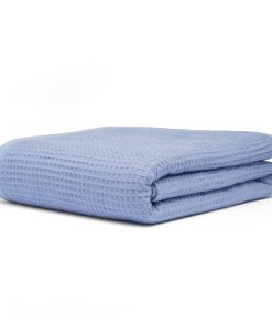 Cobija de Algodón Orgánico 9Threads con Tejido de Gofre,