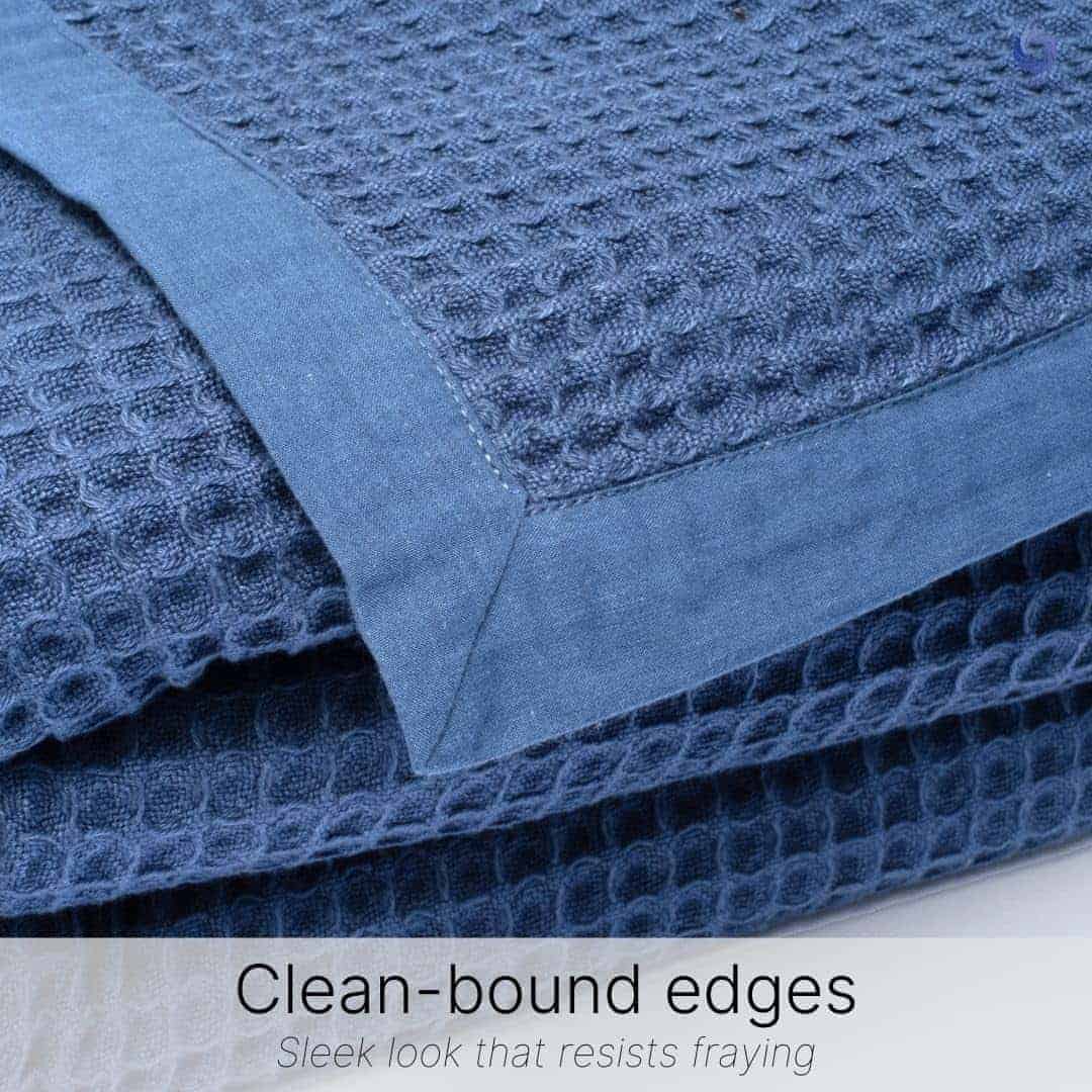 Cobija de Algodón Orgánico en Tela de Gofre 9Threads, - Imagen 4