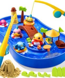 Juguetes de Baño Geyiie para Niños, Juego de Pesca