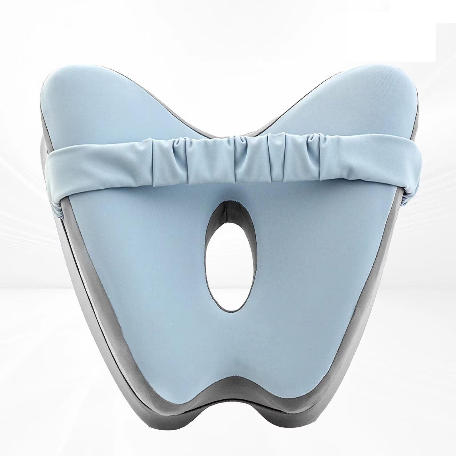Almohada de rodilla QABIRK para dormir de -Azul