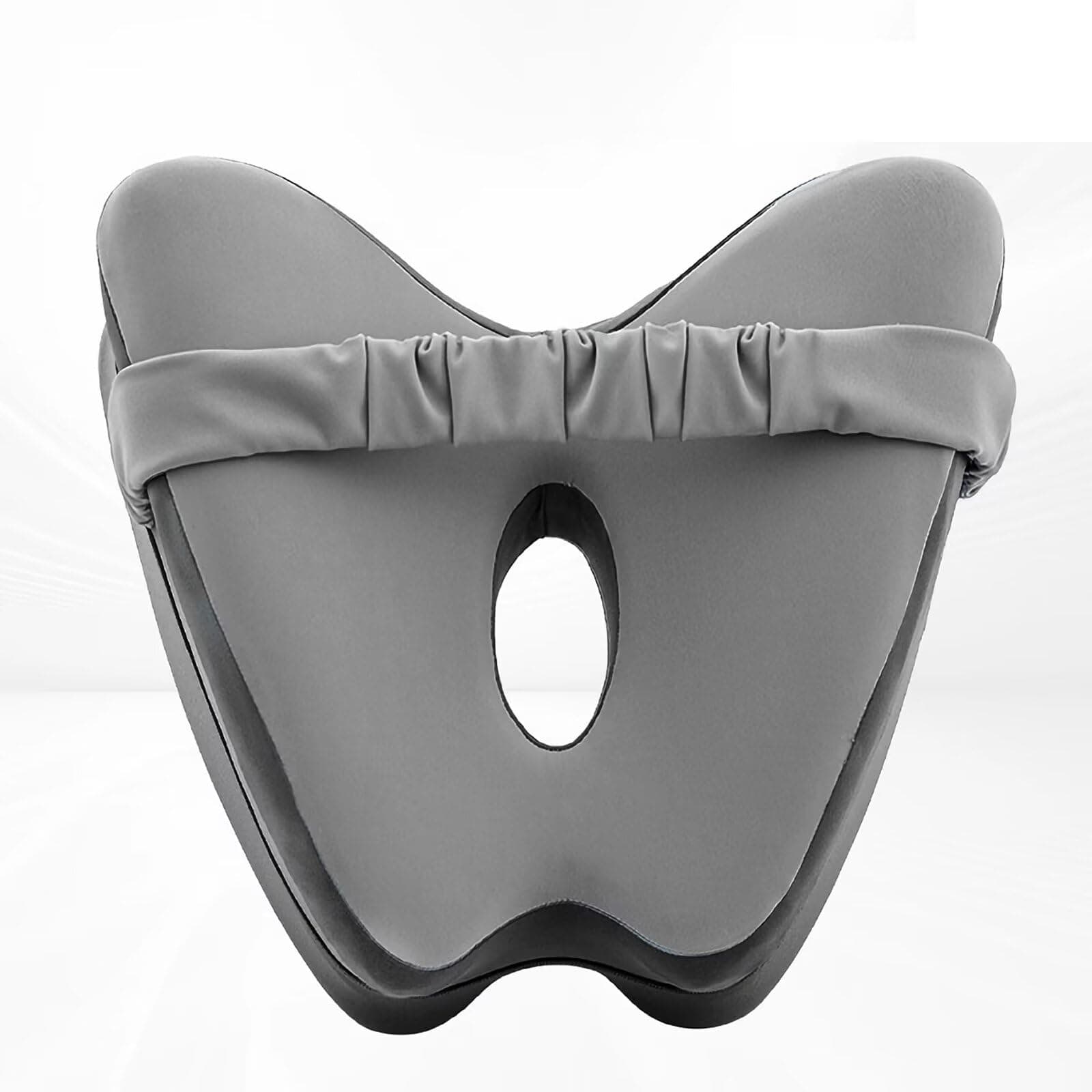 Almohada de rodilla QABIRK para dormir de -Gris Claro