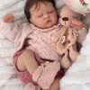 Muñeca de bebé renacida de 19 pulgadas niña realista Muñeca