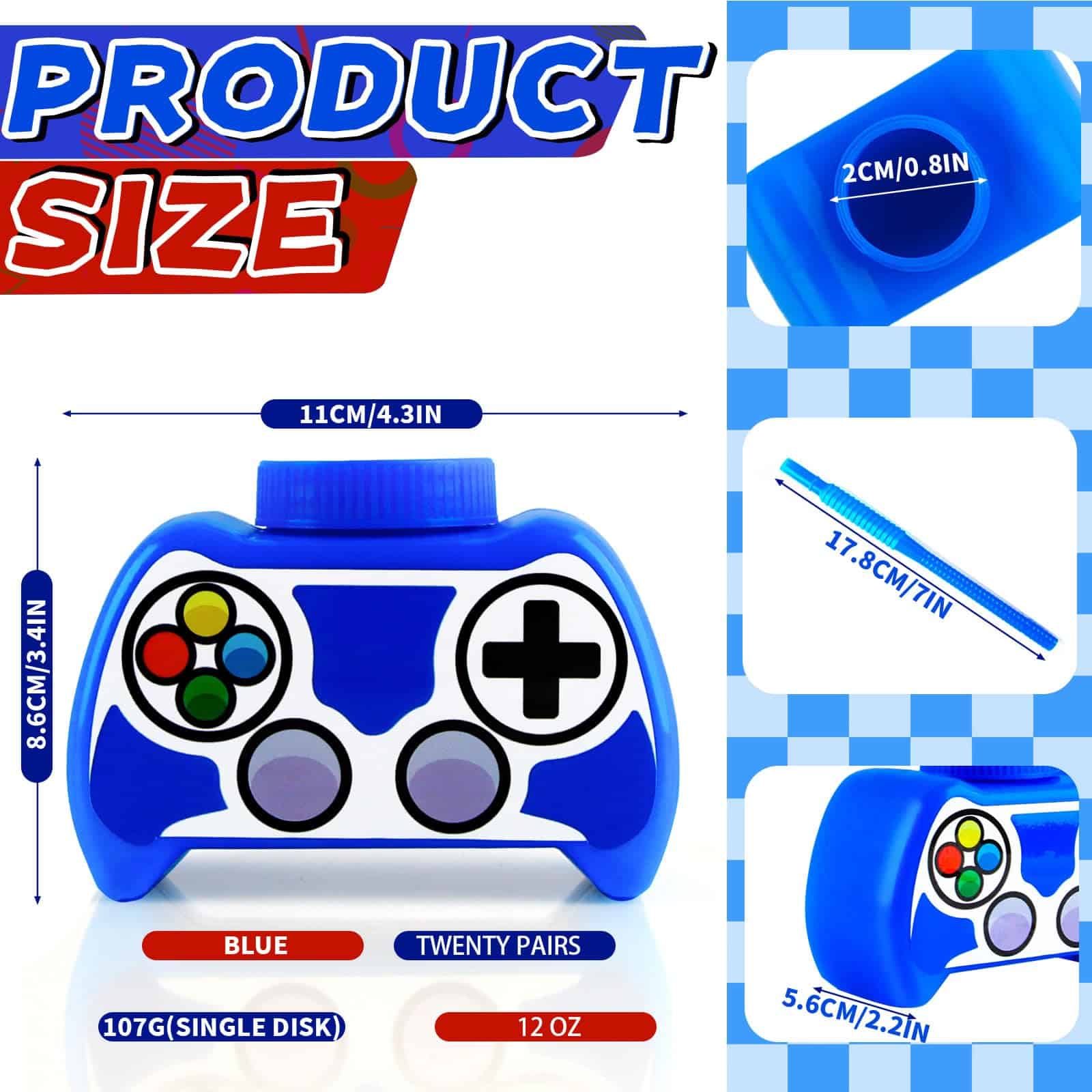 24 Vasos De Plástico Para Fiestas Temáticas de Videojuegos - Imagen 3