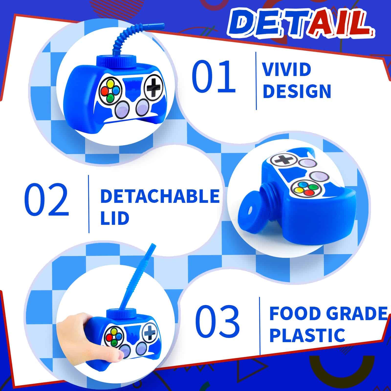 24 Vasos De Plástico Para Fiestas Temáticas de Videojuegos - Imagen 4