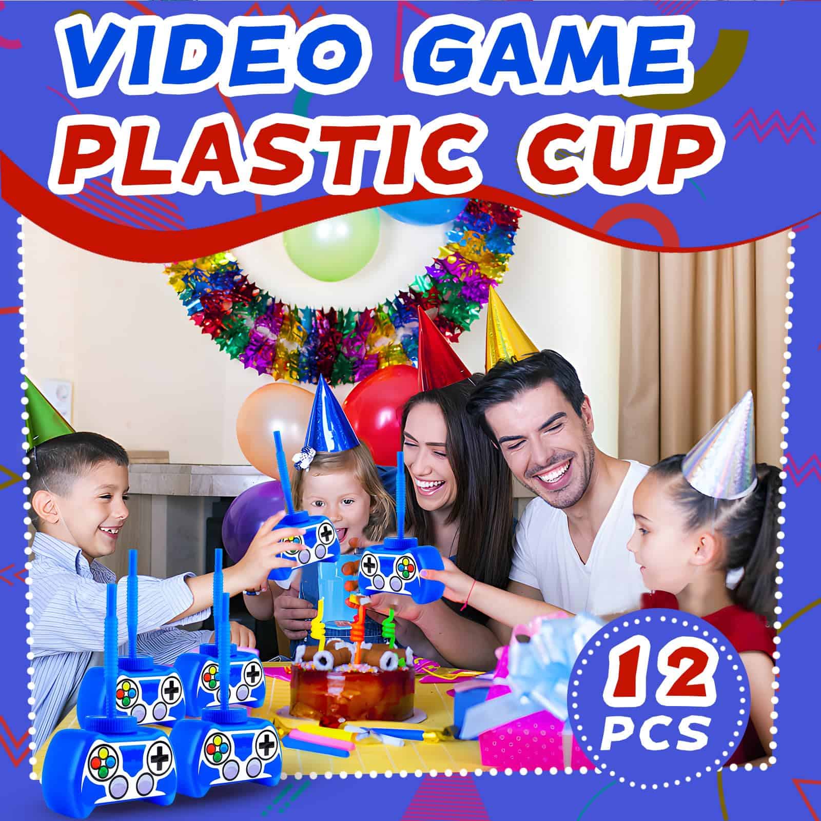 24 Vasos De Plástico Para Fiestas Temáticas de Videojuegos - Imagen 7