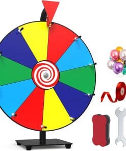 Ruleta Giratoria de Premios de 14 Pulgadas - 10 Ranuras