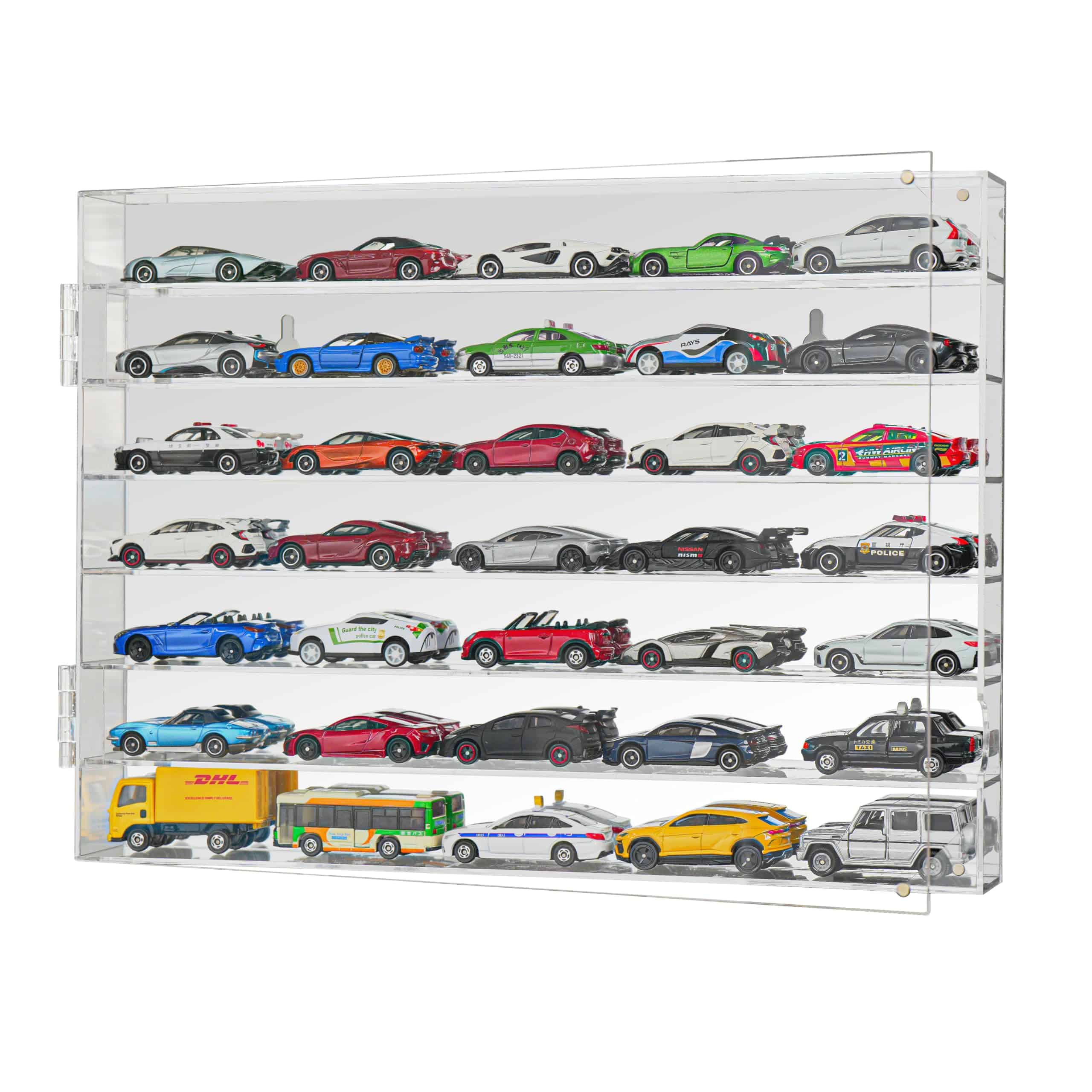 Vitrina de Acrílico para Autos en Miniatura, Matchbox,