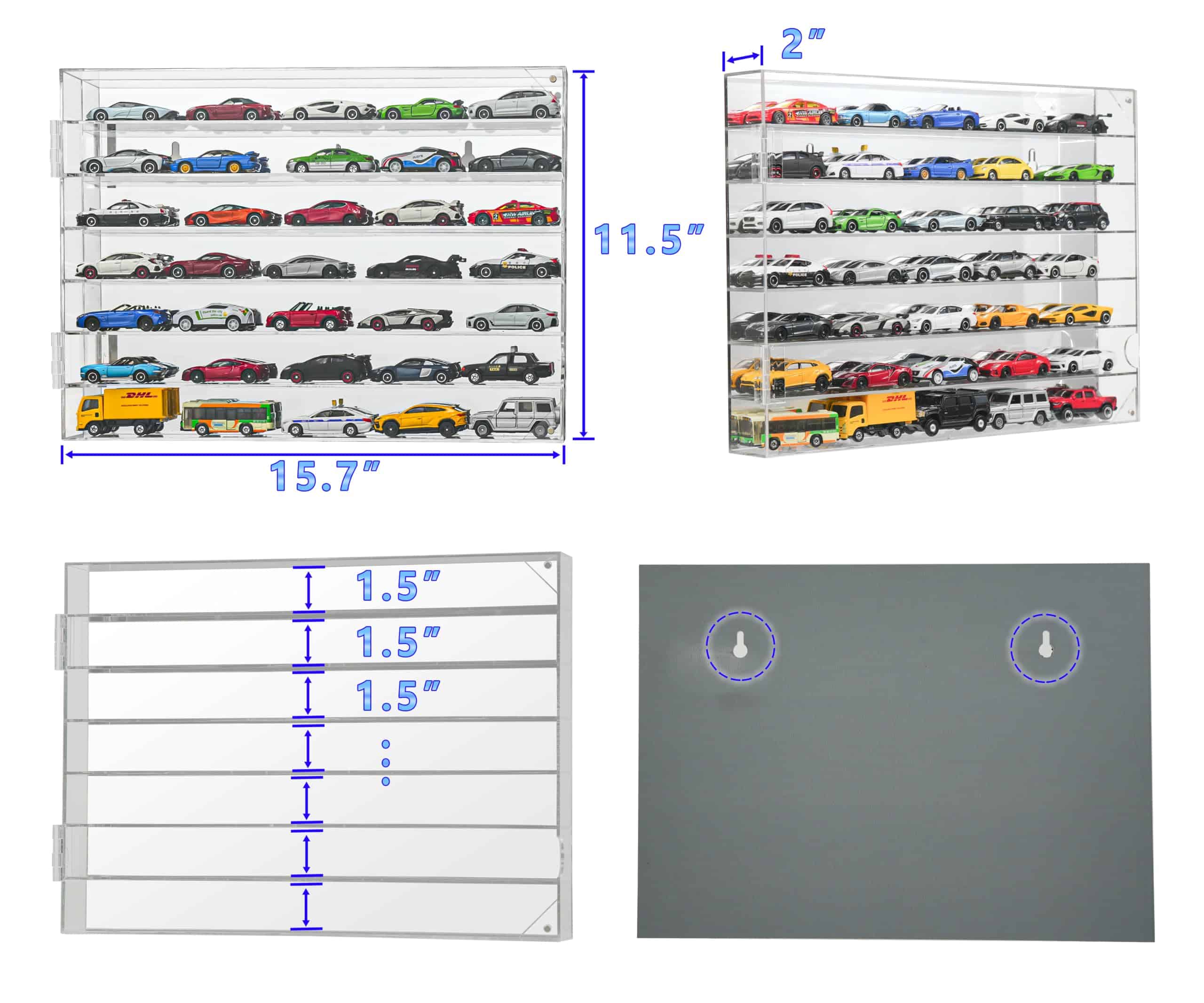 Vitrina de Acrílico para Autos en Miniatura, Matchbox, - Imagen 6