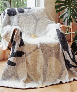 Manta de tiro floral GunziStreet con patrón de flores