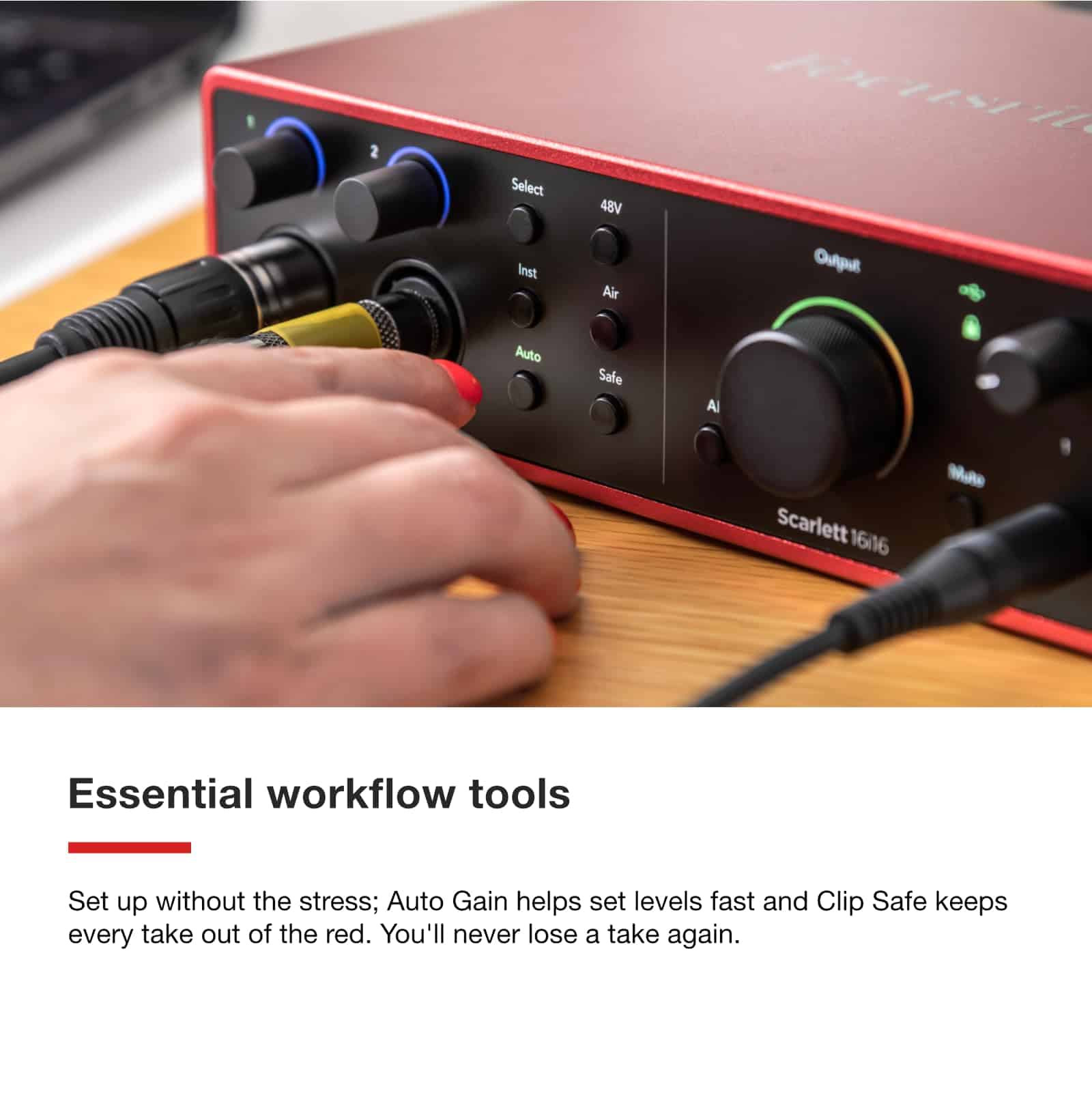 Interface de Audio USB Focusrite Scarlett 16i16 4ta - Imagen 7