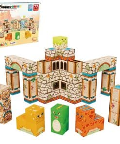 Set de Cubos Magnéticos PicassoTiles Mundo Prehistórico con