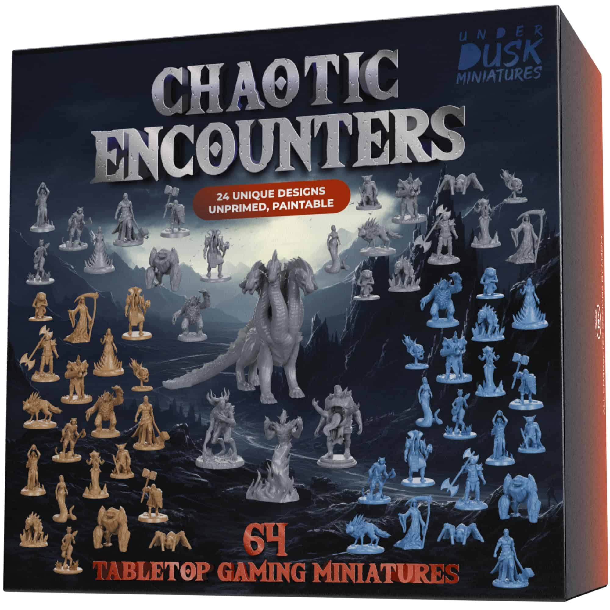 Encuentros Caóticos - 64 Miniatuas de Juegos de Mesa para