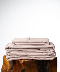 Juego de sábanas Queen Size Olive + Crate -Rosa Pálido