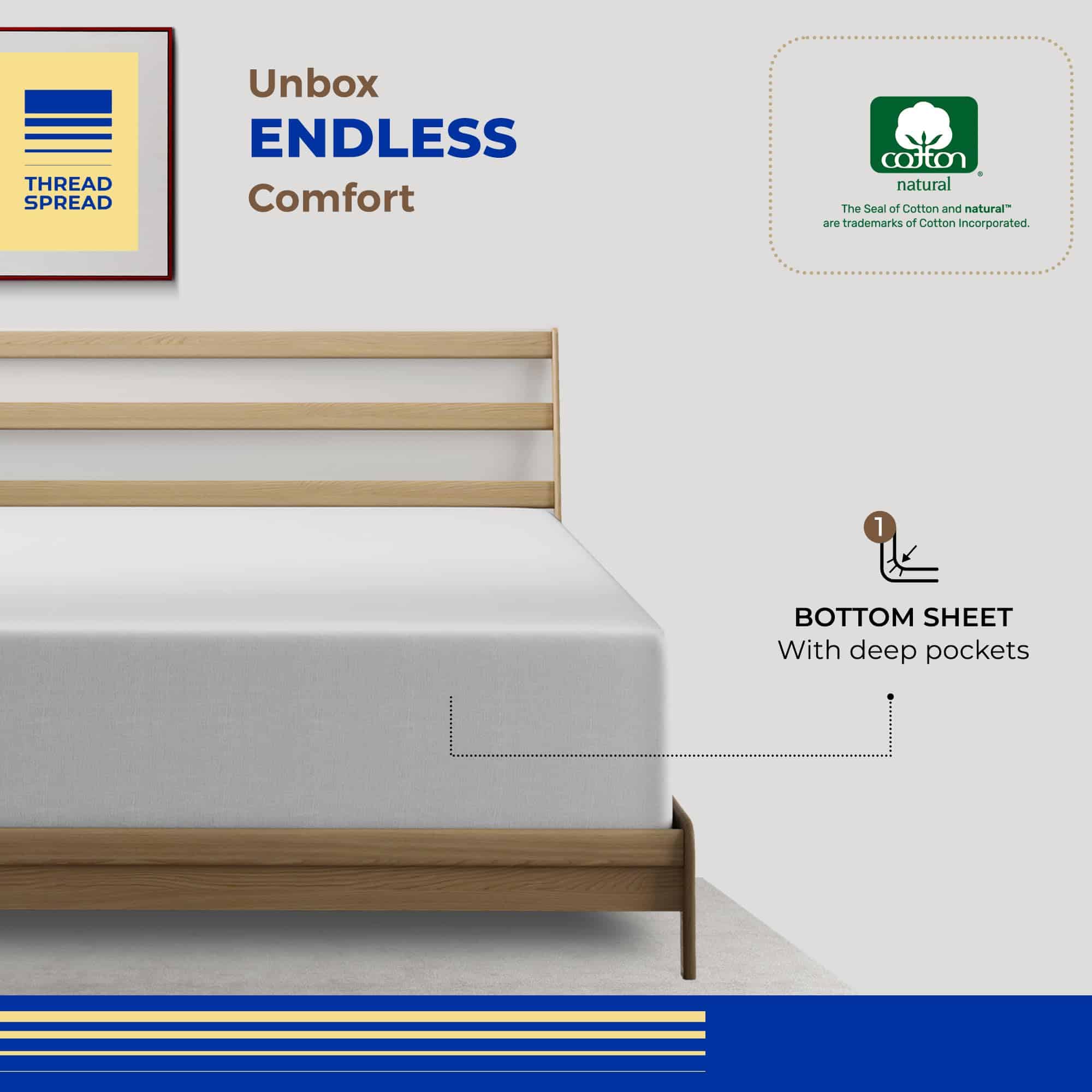 Sábana Ajustable de Algodón Egipcio Satinado - 1000 Hilos - Imagen 4