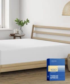 Sábana Ajustable de Algodón Egipcio de Lujo -Plata