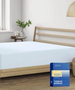 Sábana Ajustable de Algodón Egipcio Tejido de Satén de 1000