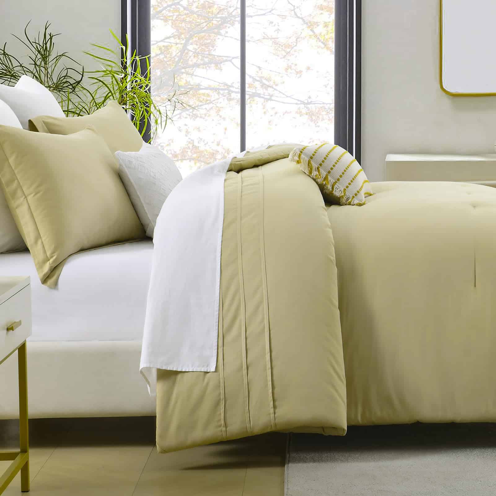 SahSahCasa Juego de Edredón King Size - Edredón de Algodón - Imagen 4