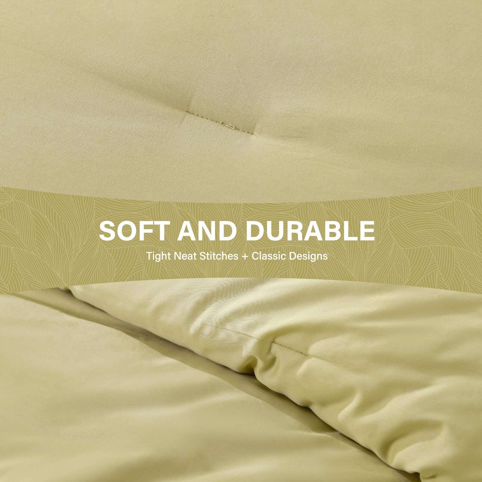 SahSahCasa Juego de Edredón King Size - Edredón de Algodón - Imagen 6