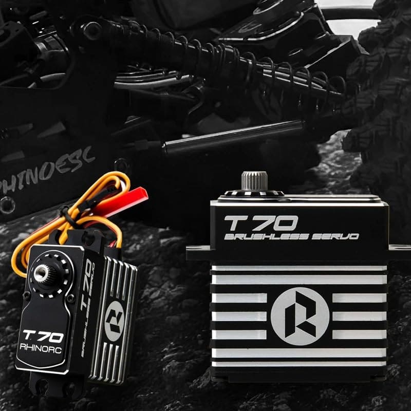 Servo Estándar Brushless RhinoRC T70 70KG 0.10 seg Steel - Imagen 7
