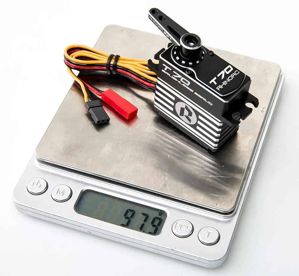 Servo Estándar Brushless RhinoRC T70 70KG 0.10 seg Steel - Imagen 6