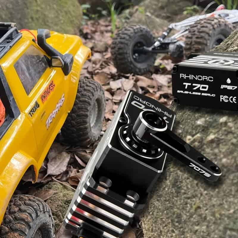 Servo Estándar Brushless RhinoRC T70 70KG 0.10 seg Steel - Imagen 8