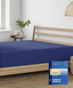 Sábana ajustable de algodón egipcio de lujo Thread Spread